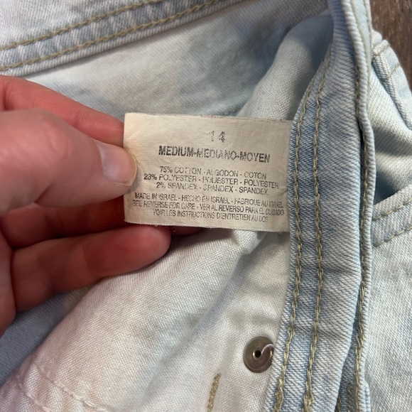 Light Wash Gloria Vanderbilt Jeans Size 14 - Picture 6 of 9